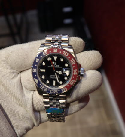 رولكس جي ام تي ببسي كلين طبق الأصل - قطعة واحدة ماكينة سويسري