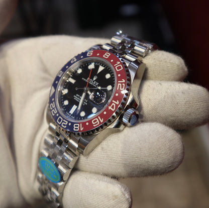 رولكس جي ام تي ببسي كلين طبق الأصل - قطعة واحدة ماكينة سويسري