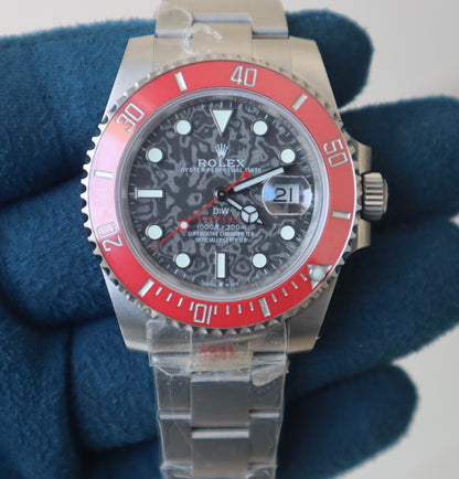 رولكس سابمارينر كلين + جهاز ويندر ء+ حافظة السفر  - اصدار خاص ماكينة سويسري