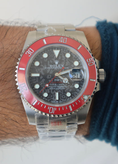 رولكس سابمارينر كلين + جهاز ويندر ء+ حافظة السفر  - اصدار خاص ماكينة سويسري