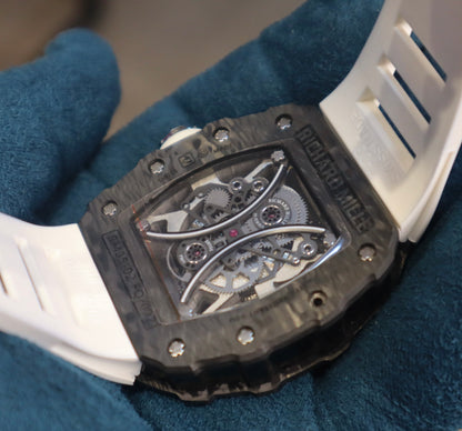 ريتشارد ميل كاربون طبق الاصل وارد تركيا - باله سعرها في تركيا ٣ الاف دولار - سعر الساعة مليون و مئة الف