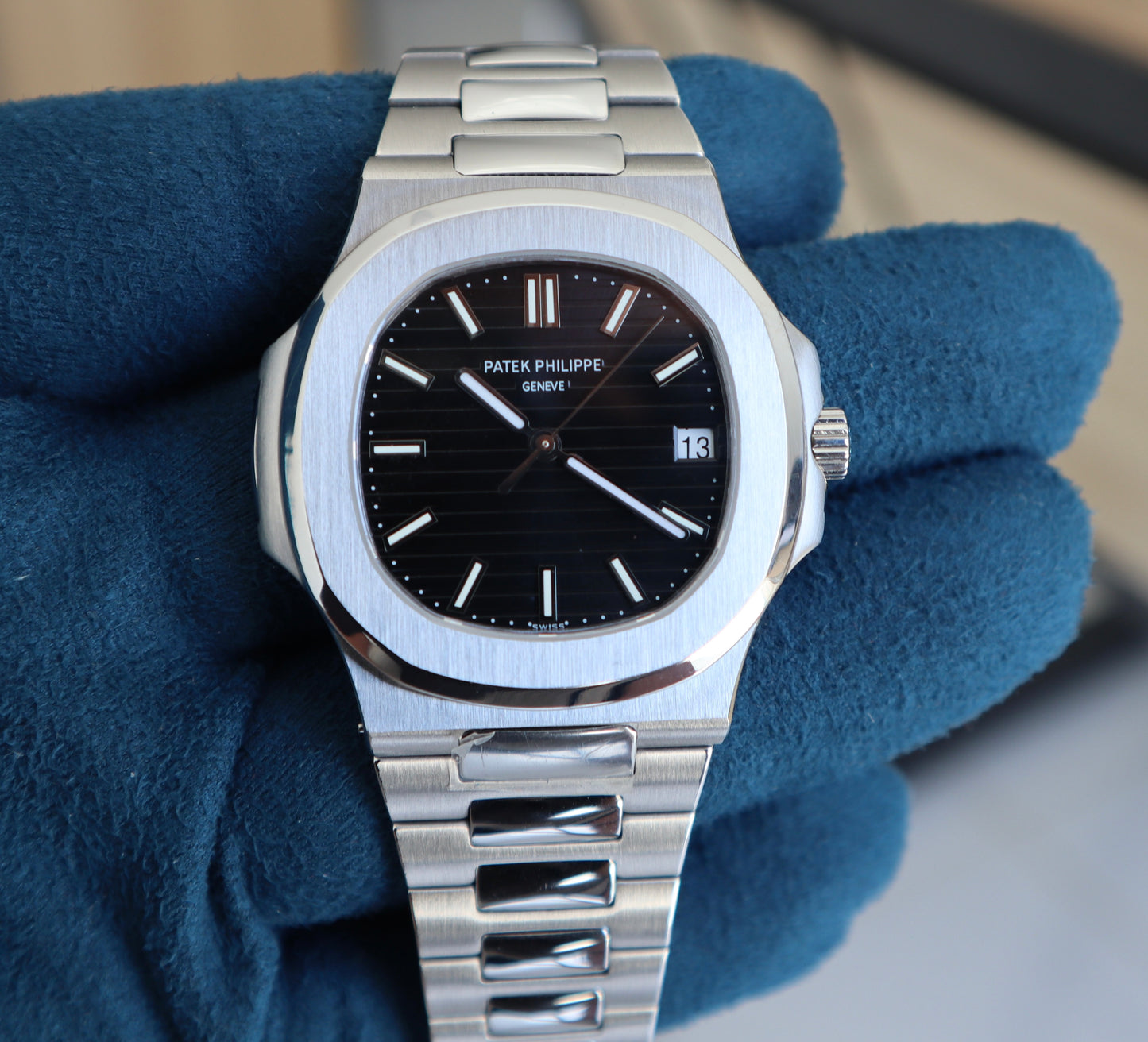 باتيك فيليب نوتلس مينا اسود - كلين طبق الأصل