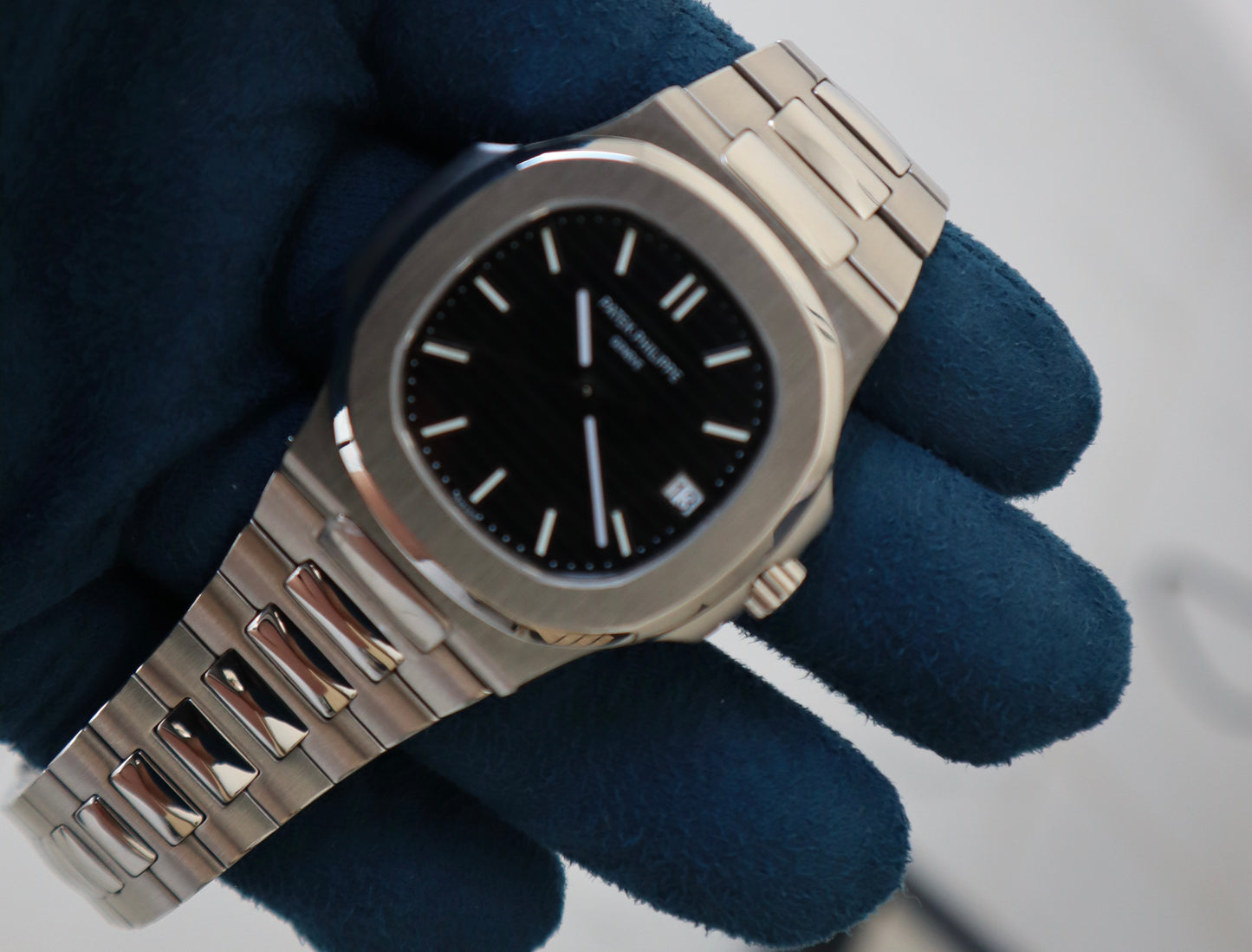 باتيك فيليب نوتلس مينا اسود - كلين طبق الأصل