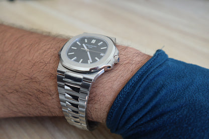 باتيك فيليب نوتلس مينا اسود - كلين طبق الأصل