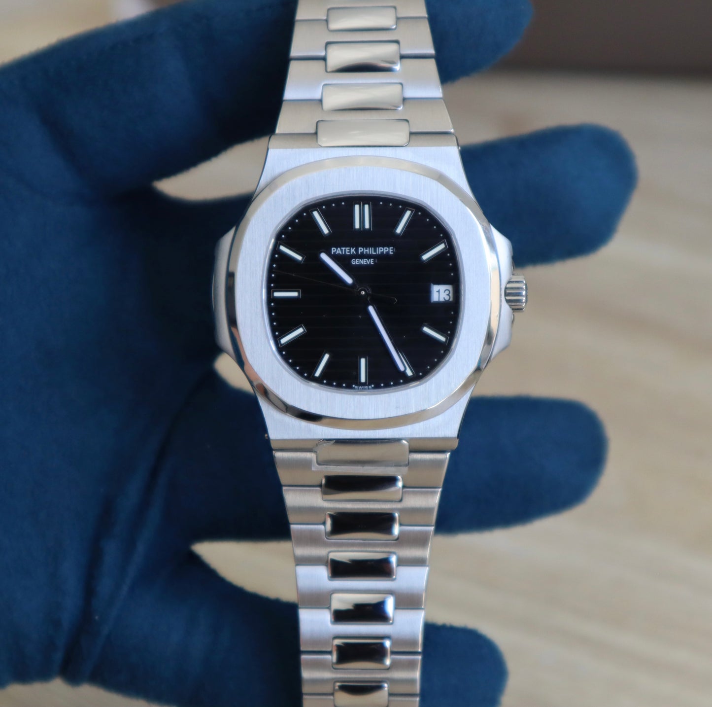 باتيك فيليب نوتلس مينا اسود - كلين طبق الأصل