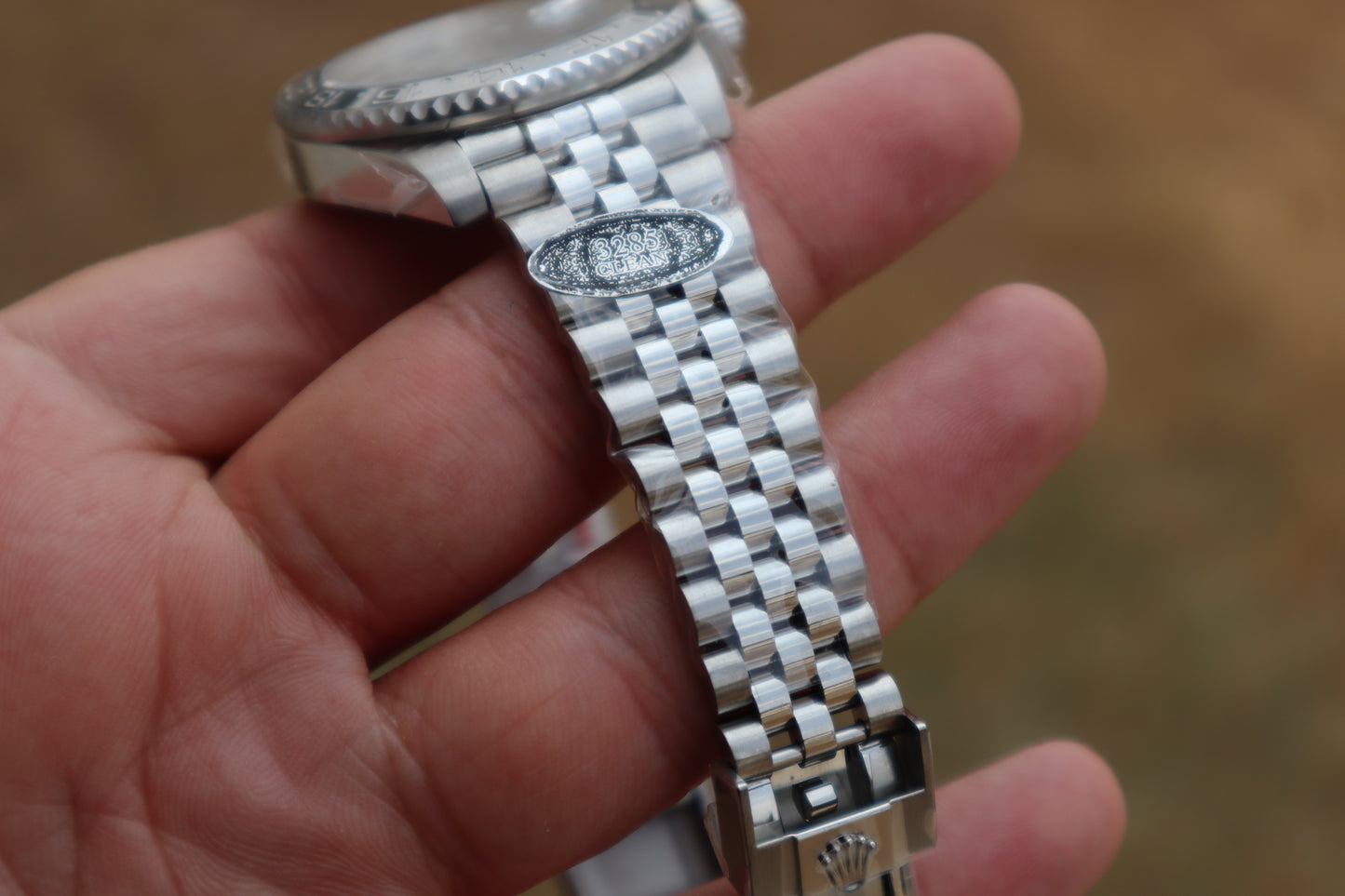 Rolex GMT Bruce Wayne - رولكس جي أم تي بروس وين كلين طبق الأصل ماكينة سويسري