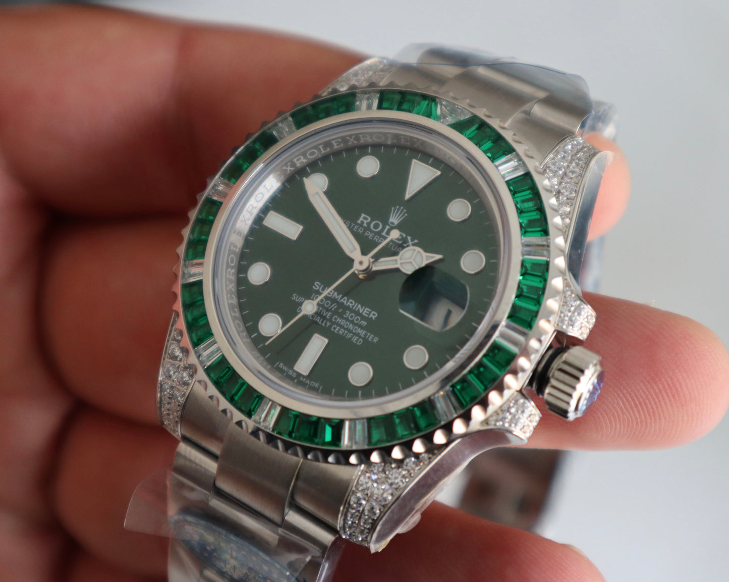 رولكس سابمارينر جرين  روبي - قطعة نادرة كلين طبق الأصل