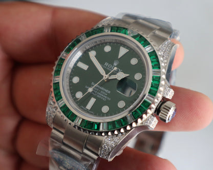 رولكس سابمارينر جرين  روبي - قطعة نادرة كلين طبق الأصل