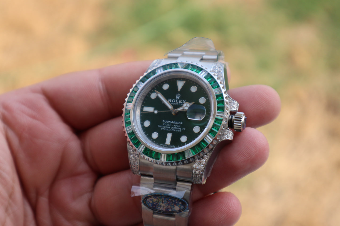رولكس سابمارينر جرين  روبي - قطعة نادرة كلين طبق الأصل