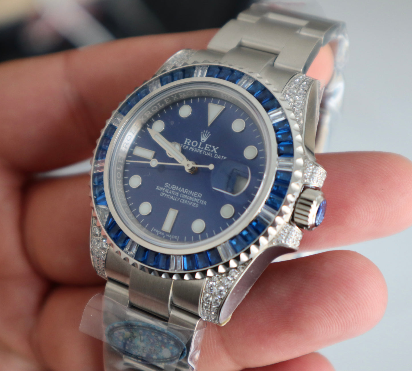 رولكس سابمارينر بلو روبي - قطعة نادرة كلين طبق الأصل