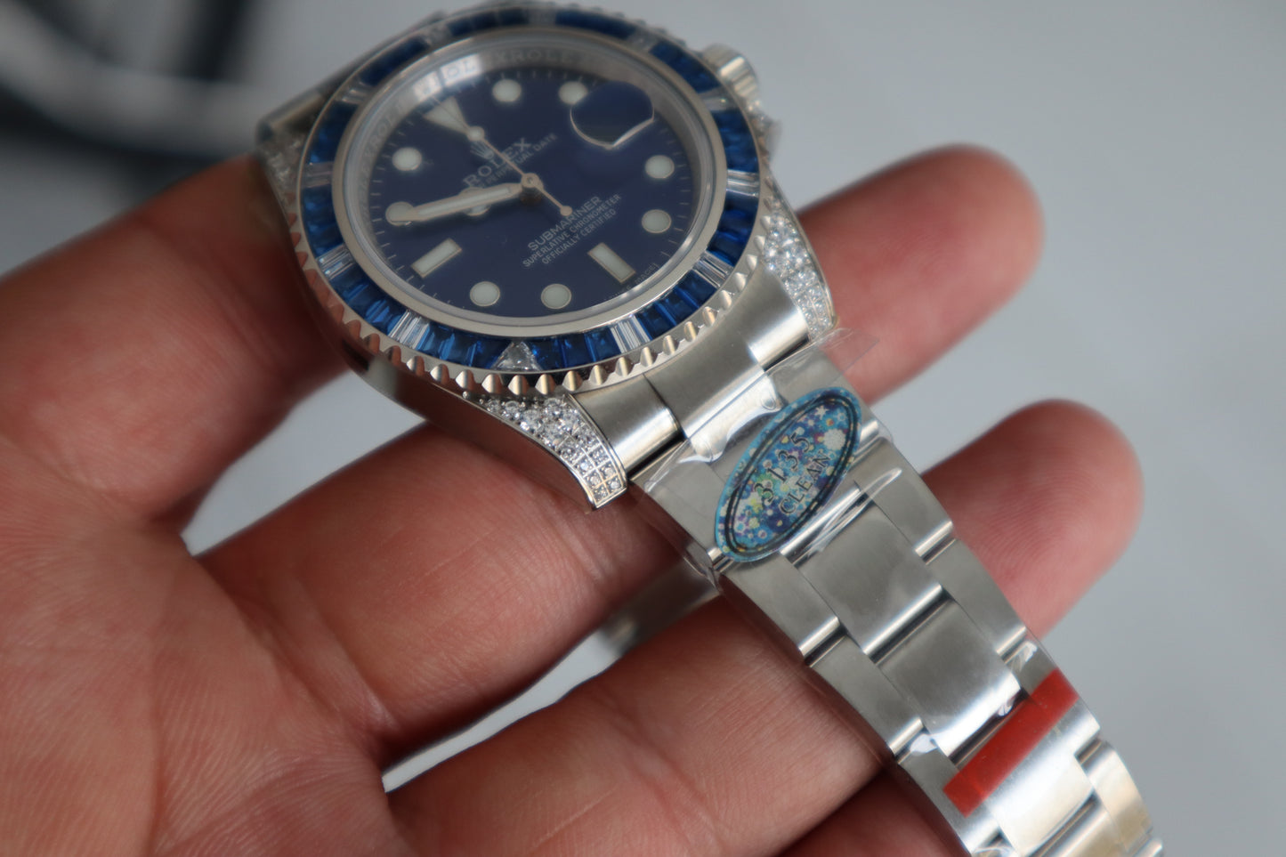 رولكس سابمارينر بلو روبي - قطعة نادرة كلين طبق الأصل