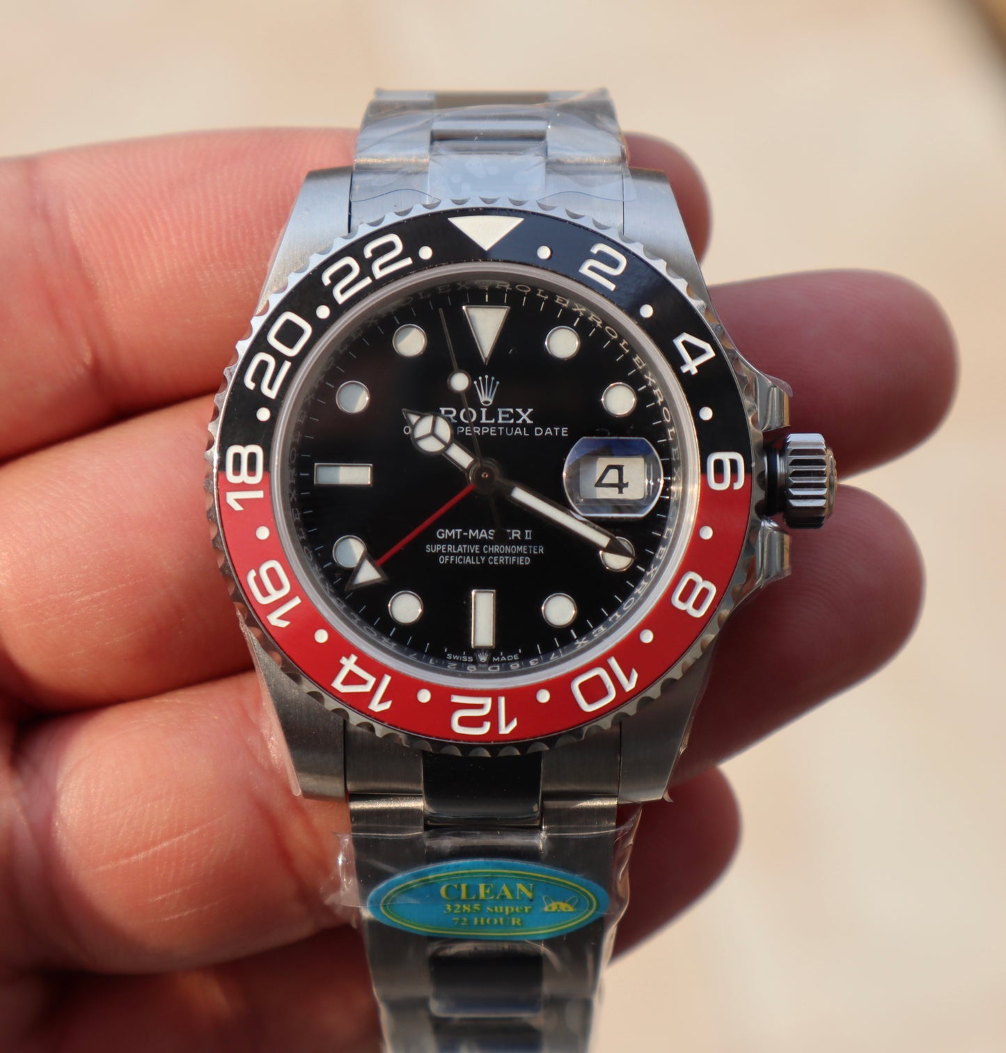 رولكس جي ام تي كولا - الساعة كلين طبق الأصل و نادرة بسبب توقف انتاجها