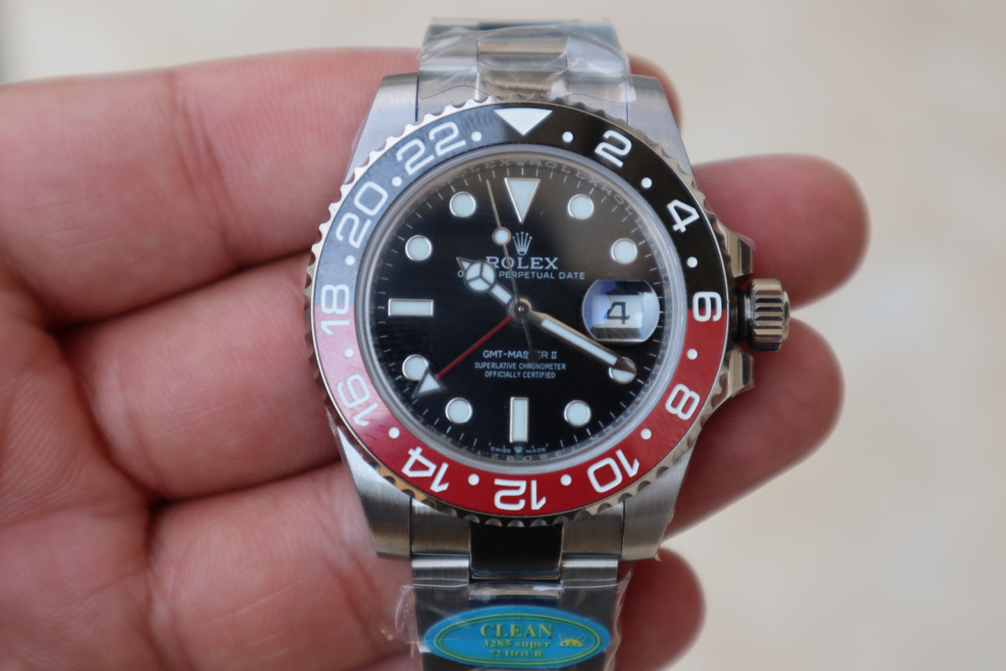 رولكس جي ام تي كولا - الساعة كلين طبق الأصل و نادرة بسبب توقف انتاجها