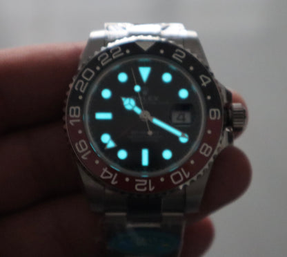 رولكس جي ام تي كولا - الساعة كلين طبق الأصل و نادرة بسبب توقف انتاجها