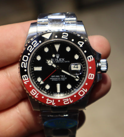 رولكس جي ام تي كولا - الساعة كلين طبق الأصل و نادرة بسبب توقف انتاجها