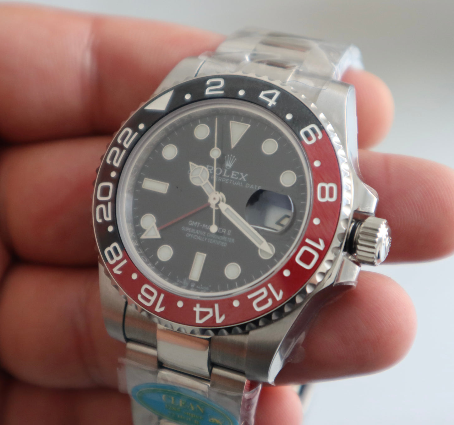 رولكس جي ام تي كولا - الساعة كلين طبق الأصل و نادرة بسبب توقف انتاجها