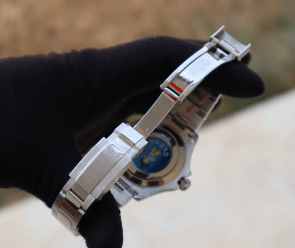 رولكس ياخت ماستر ون بلو دايال - كلين طبق الأصل ماكينة سويسري (السعر بالدينار الأردني 550)