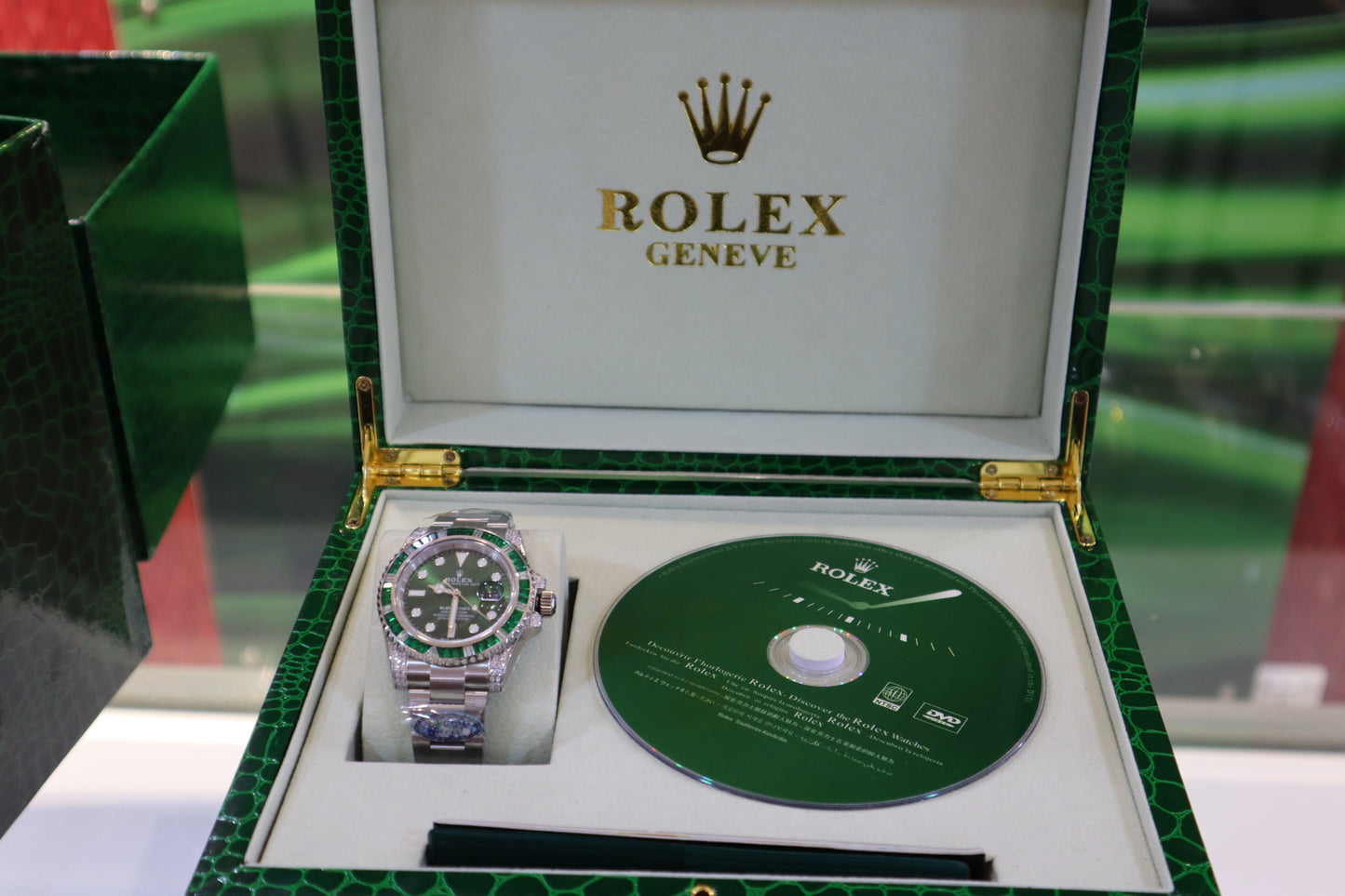 رولكس سابمارينر جرين  روبي - قطعة نادرة كلين طبق الأصل