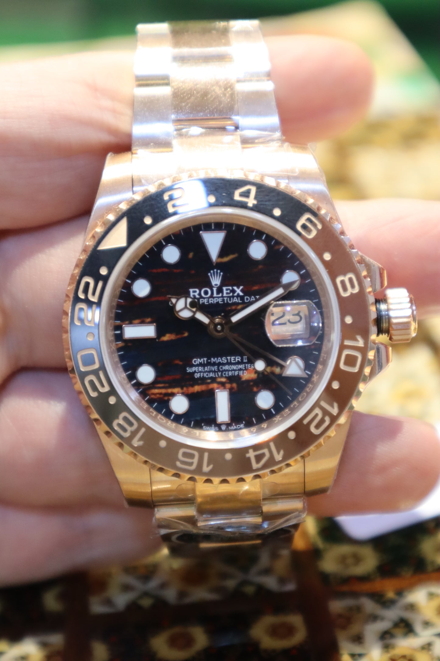 rolex gmt root bear رووت بير ٢٠٢٥ طبق الاصل  متوفر قطعتين