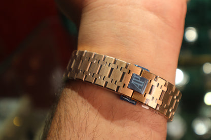 AR ROYAL OAK CHRONOGRAPH - اي بي كرونوجراف روز جولد -  حبة نادرة جدا جدا