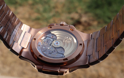 PATEK Philippe 5711 - ساعة باتيك فيليب نوتلس فول روز جولد كلين طبق الاصل