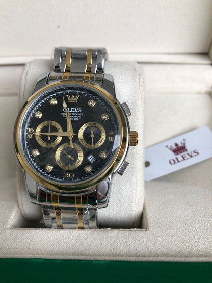 OLEVS WATCH 4  :   ساعة اوليفر فضي