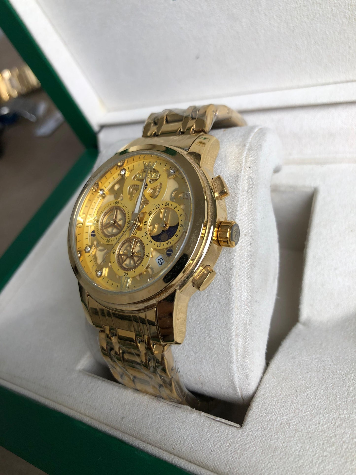 ROLEX WATCH   :  ساعة رولكس ذهبية بالكامل