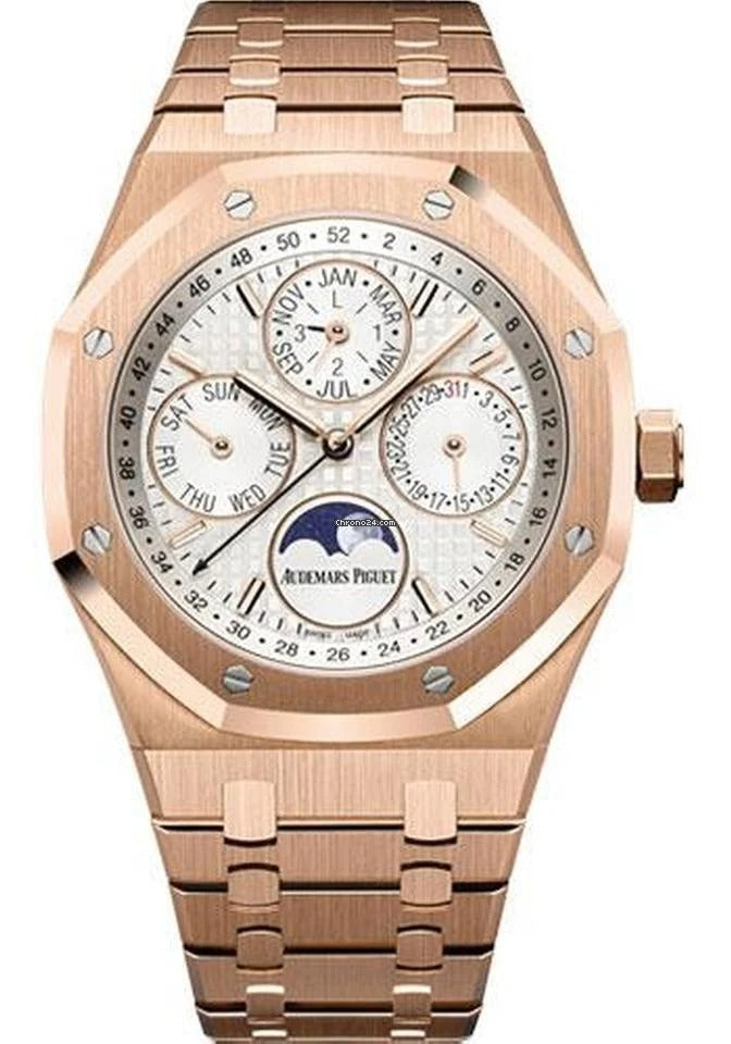 AP Calendar RoseGold 41 mm(كلين تايتل)