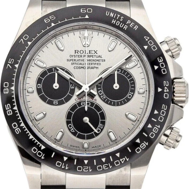 43 mm رولكس دايتونا باندا سلڤر سوبر كواليتي