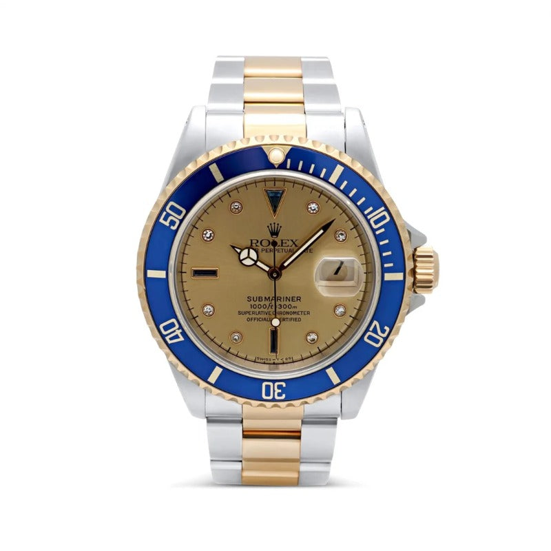 41 mm ساعة رولكس سابمارينر ذهبي و أزرق سوبر كواليتي