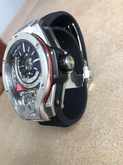 Hublot M9 full silver - ساعة نادرة جداً