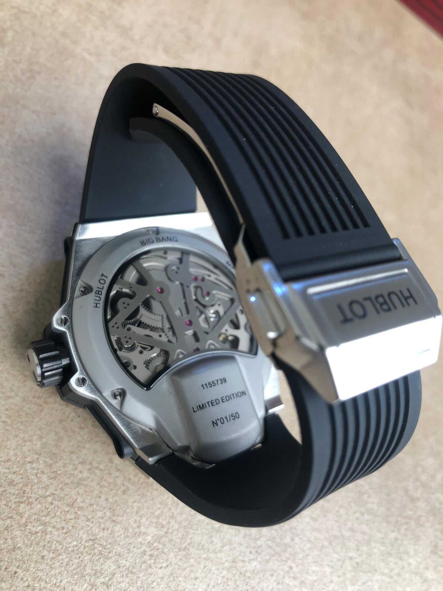 Hublot M9 full silver - ساعة نادرة جداً