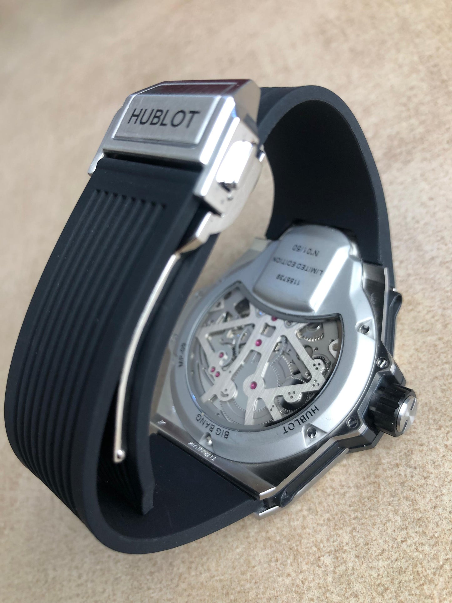 Hublot M9 full silver - ساعة نادرة جداً