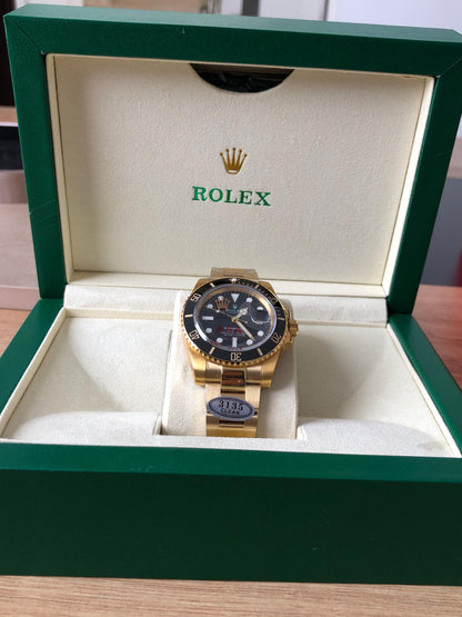 رولكس سابمارينار طلاء ١٨ مينا اسود