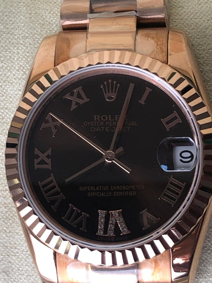 السعر ٥٥٠ دينار Rolex Datejust Lady  رولكس ديت جست نسائيه