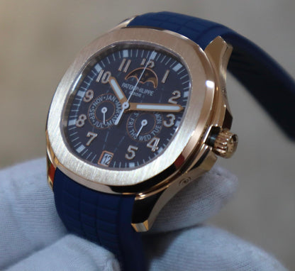 patek philippe aquanaut perpetual calendar - اكوانوت كاليندر كلين طبق الأصل