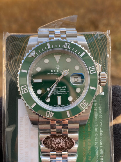 رولكس سابمارينر هالك كلين - قطعة وحدة نادرة جداً - ماكينة سويسري