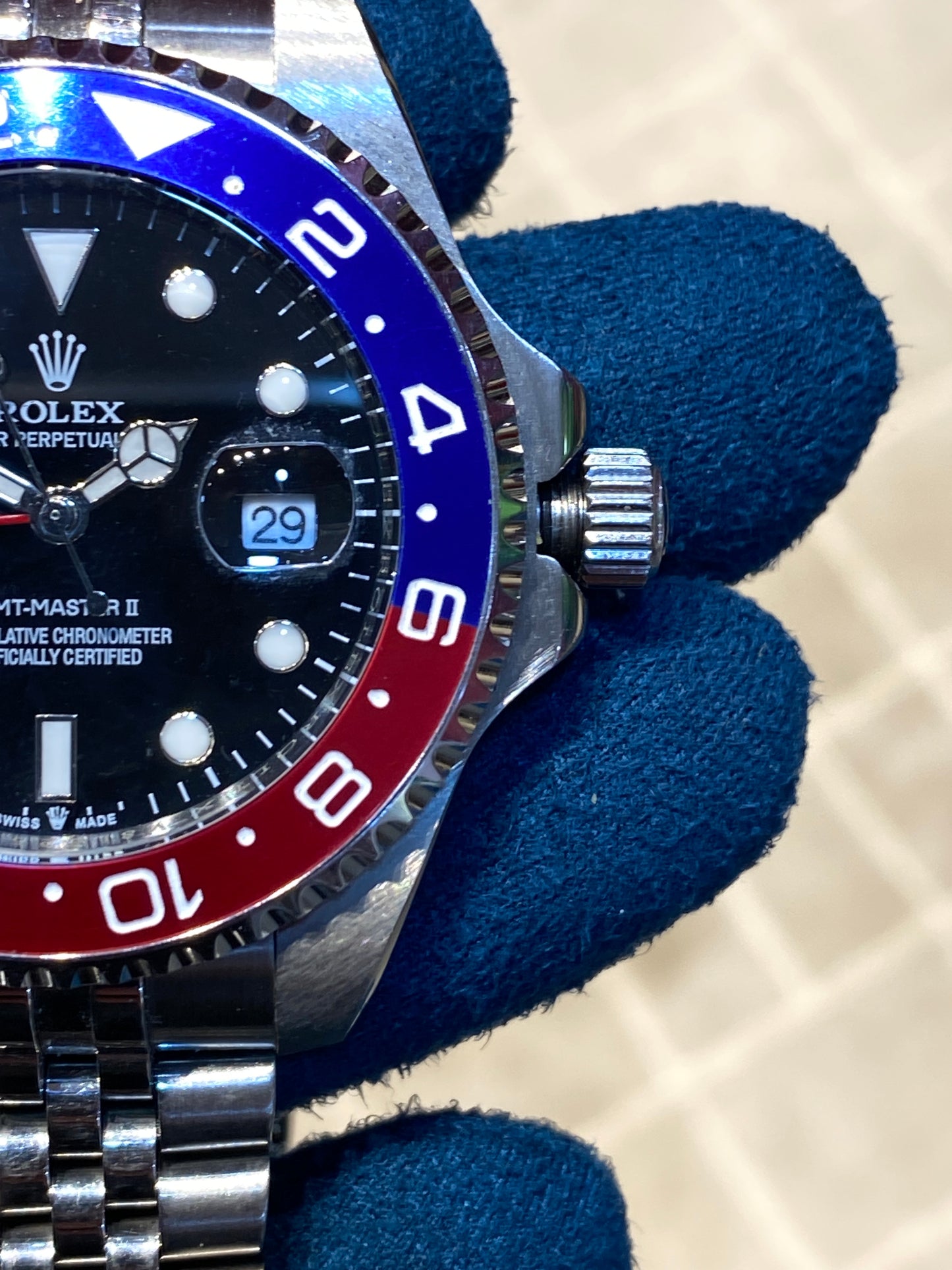 روليكس جي ام تي ببسي   - جراند ماستر ماكينة اوتوماتيك (قطعة واحدة)