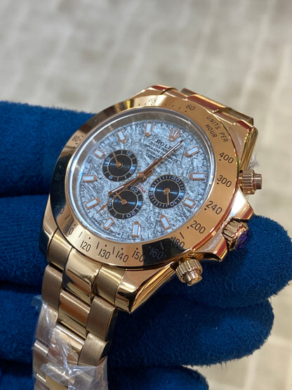 روليكس دايتونا روز جولد مينا ماربل   - جراند ماستر ماكينة اوتوماتيك (قطعة واحدة)