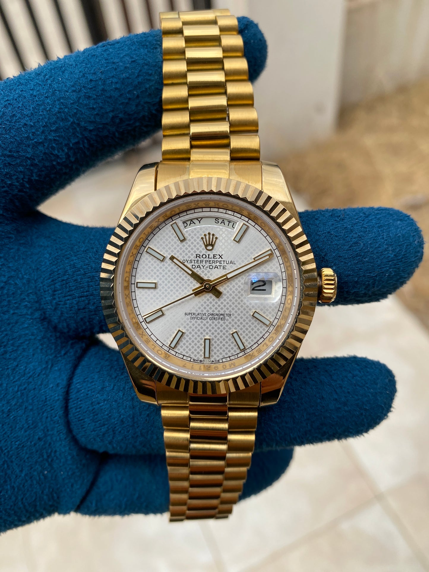 روليكس دايت جست ذهب اصفر - جراند ماستر ماكينة اوتوماتيك