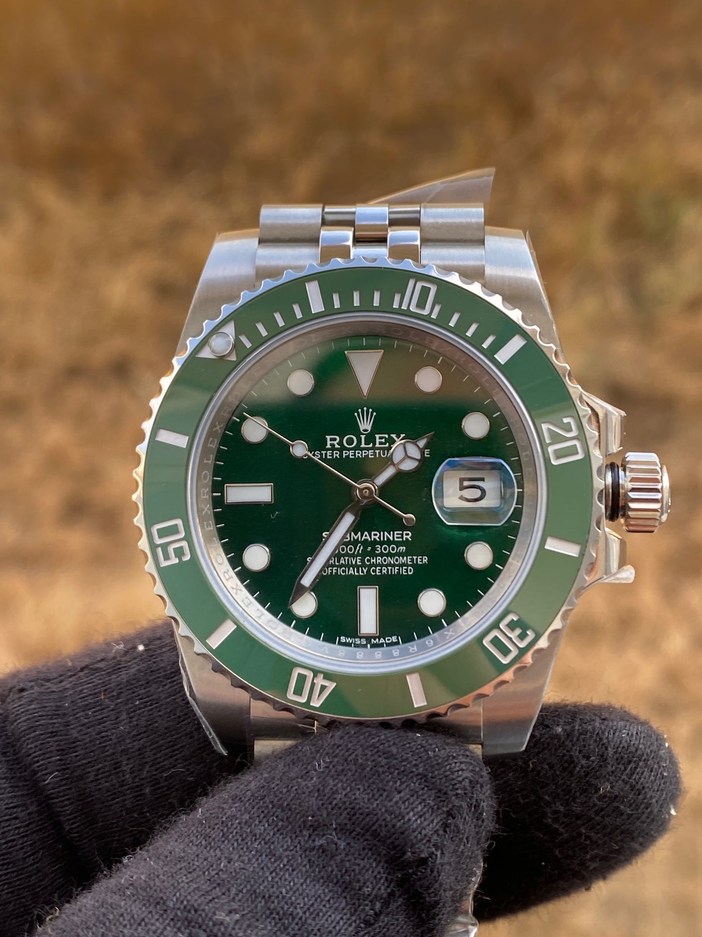 رولكس سابمارينر هالك كلين - قطعة وحدة نادرة جداً - ماكينة سويسري