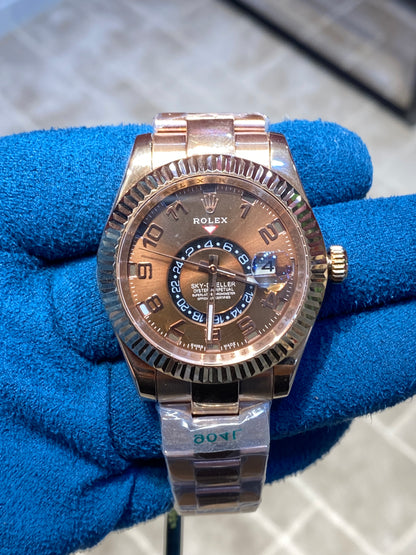 روليكس سكاي دولر فول روز جولد  - جراند ماستر ماكينة اوتوماتيك (Copy)