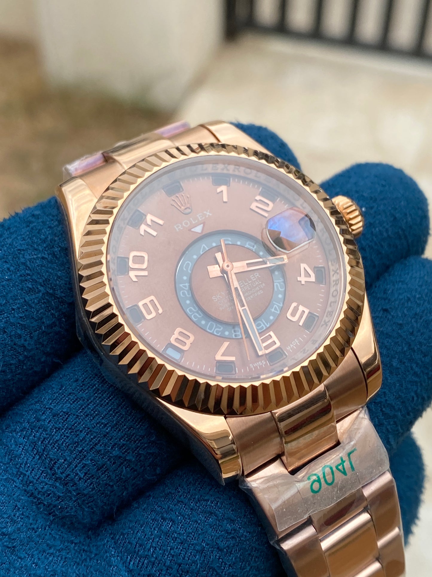 روليكس سكاي دولر فول روز جولد  - جراند ماستر ماكينة اوتوماتيك (Copy)