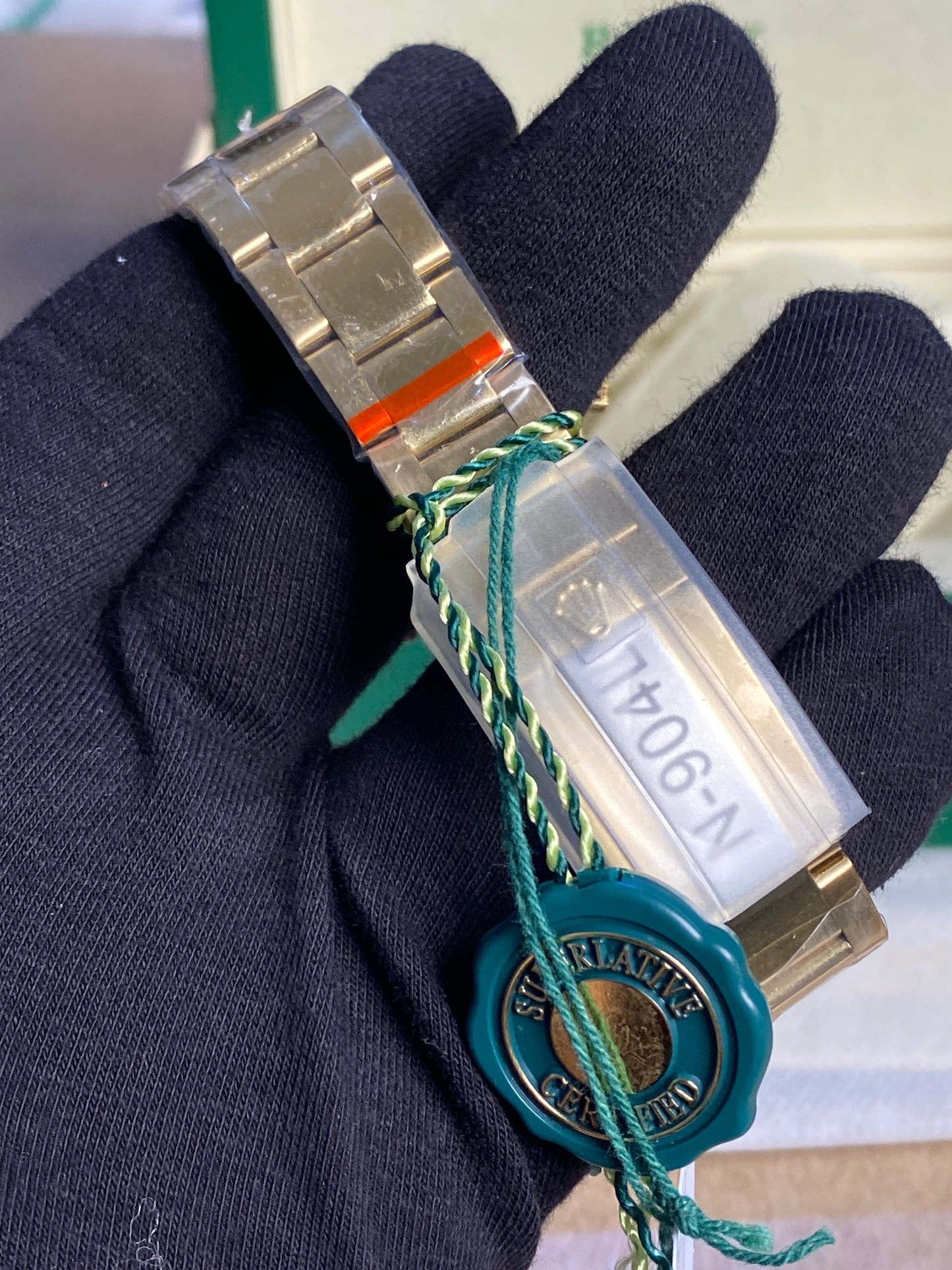 40 mm رولكس دايتونا ذهب أصفر مينا أسود