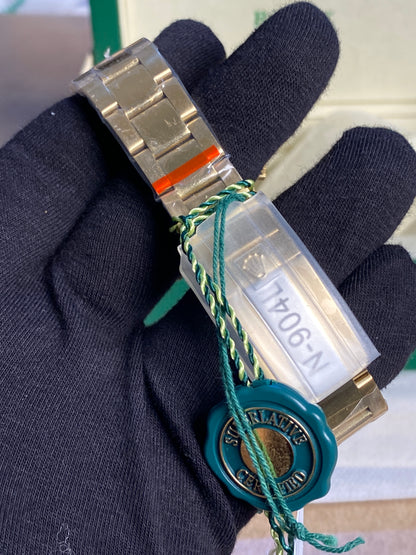 40 mm رولكس دايتونا ذهب أصفر مينا أسود