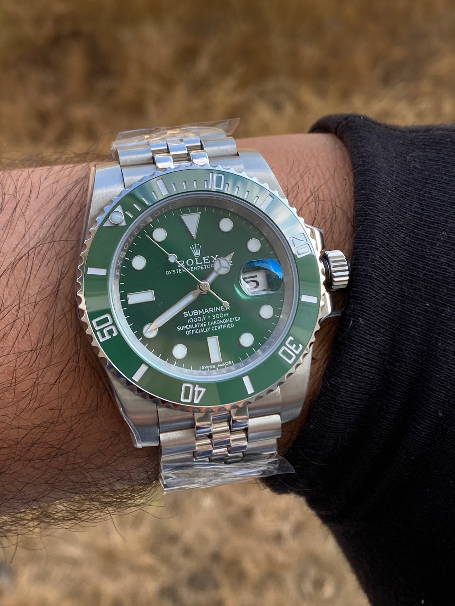 رولكس سابمارينر هالك كلين - قطعة وحدة نادرة جداً - ماكينة سويسري