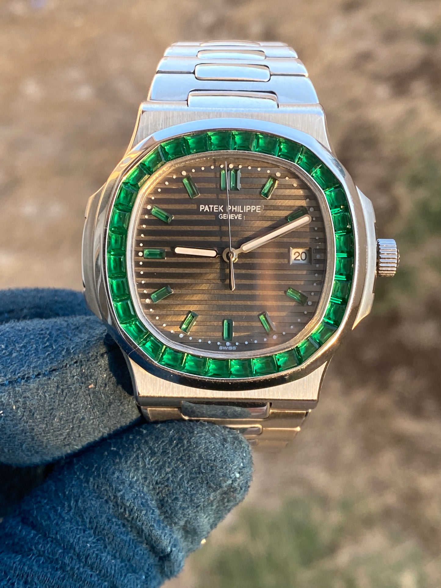 قطعة نادرة - باتيك فيليب نوتلس جرين روبي - جراند ماستر