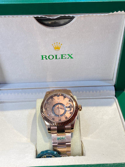 روليكس سكاي دولر فول روز جولد  - جراند ماستر ماكينة اوتوماتيك (Copy)