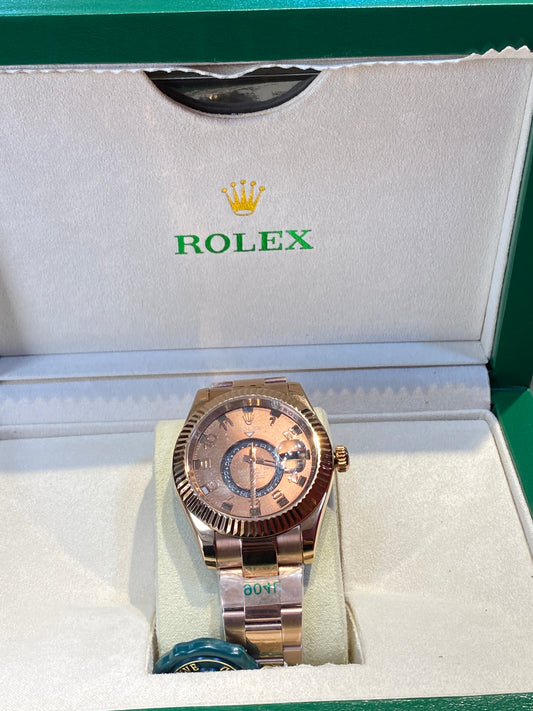 روليكس سكاي دولر فول روز جولد  - جراند ماستر ماكينة اوتوماتيك (Copy)