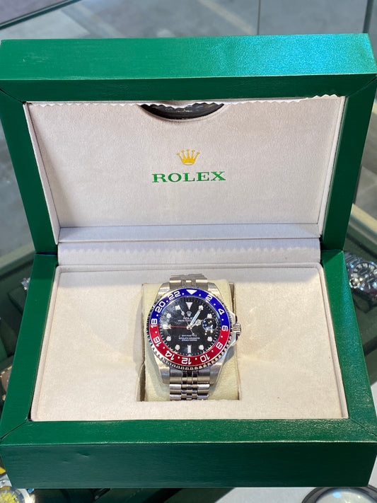 روليكس جي ام تي ببسي   - جراند ماستر ماكينة اوتوماتيك (قطعة واحدة)